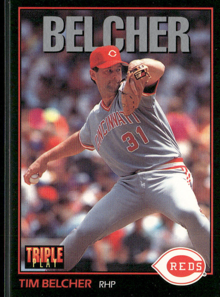 Tim Belcher 1993 Triple Play #163 Cincinnati Reds