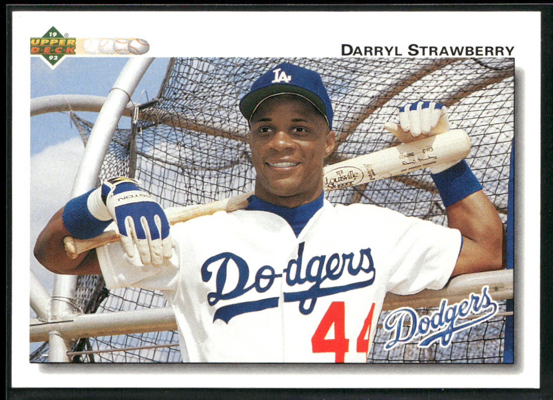 Darryl Strawberry 1992 Upper Deck #174 Los Angeles Dodgers