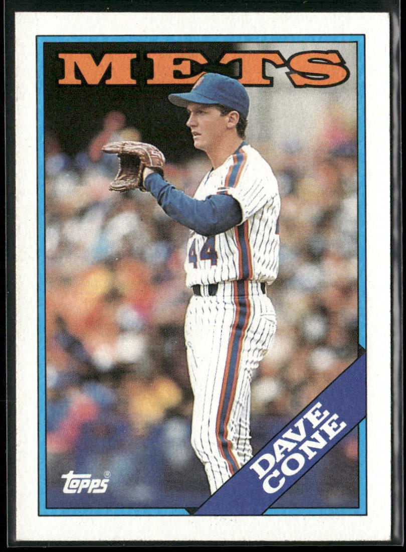 Dave Cone 1988 Topps #181 New York Mets front