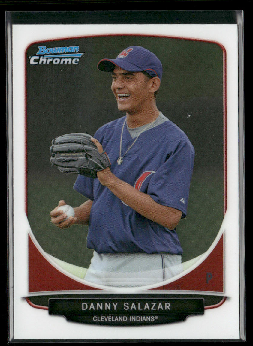 Danny Salazar 2013 Bowman Chrome Prospects #BCP6 Cleveland Indians