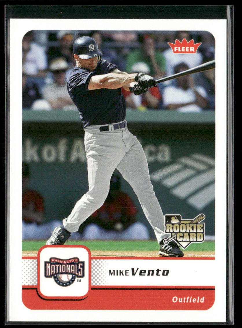 Mike Vento 2006 Fleer #395 Washington Nationals