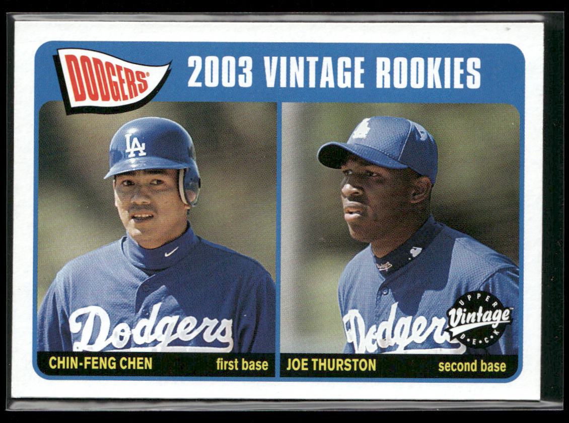 Chin-Feng Chen / Joe Thurston VR 2003 Upper Deck Vintage #228 Dodgers