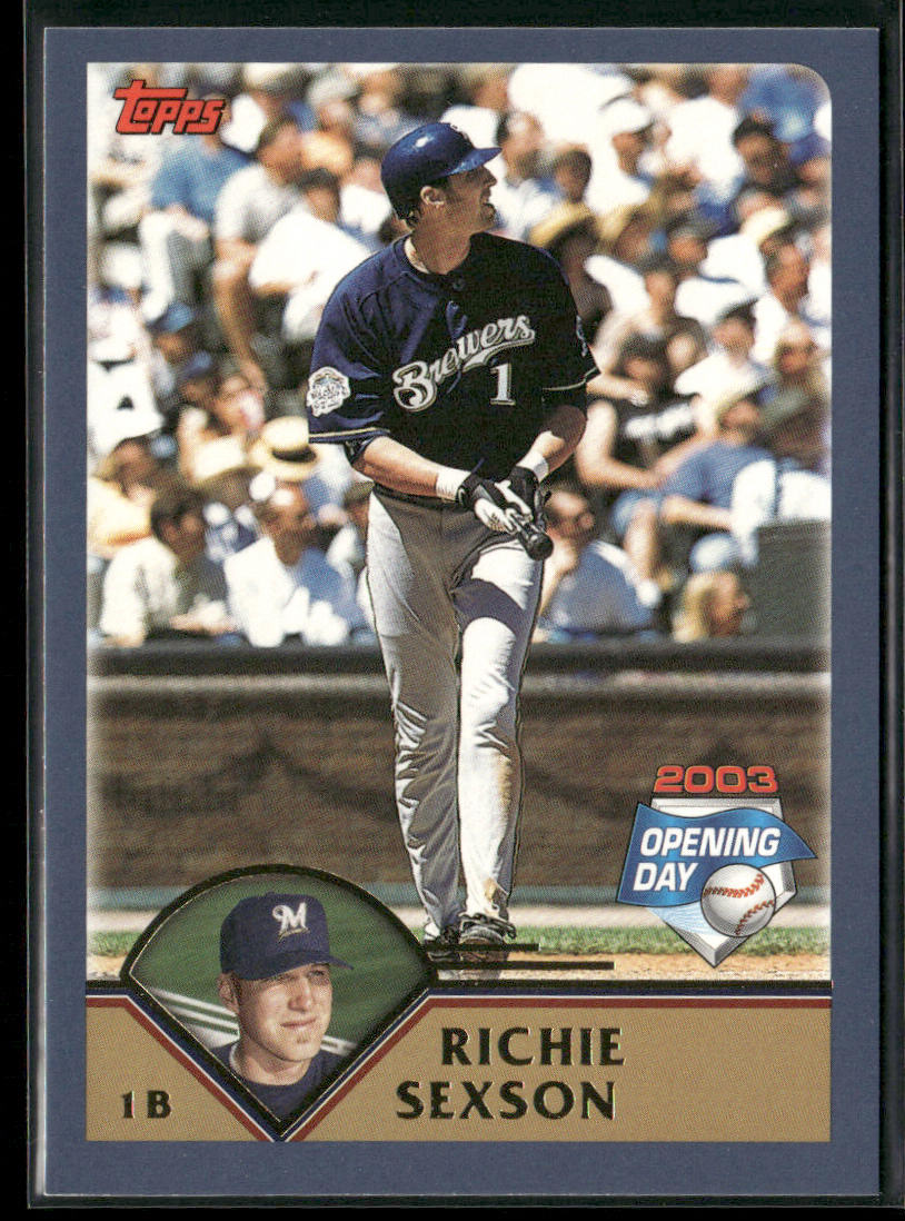 Richie Sexson 2003 Topps Opening Day #16 Milwaukee Brewers