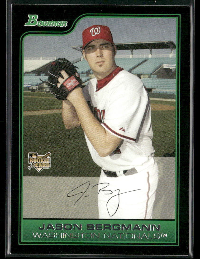 Jason Bergmann 2006 Bowman #216 RC Washington Nationals