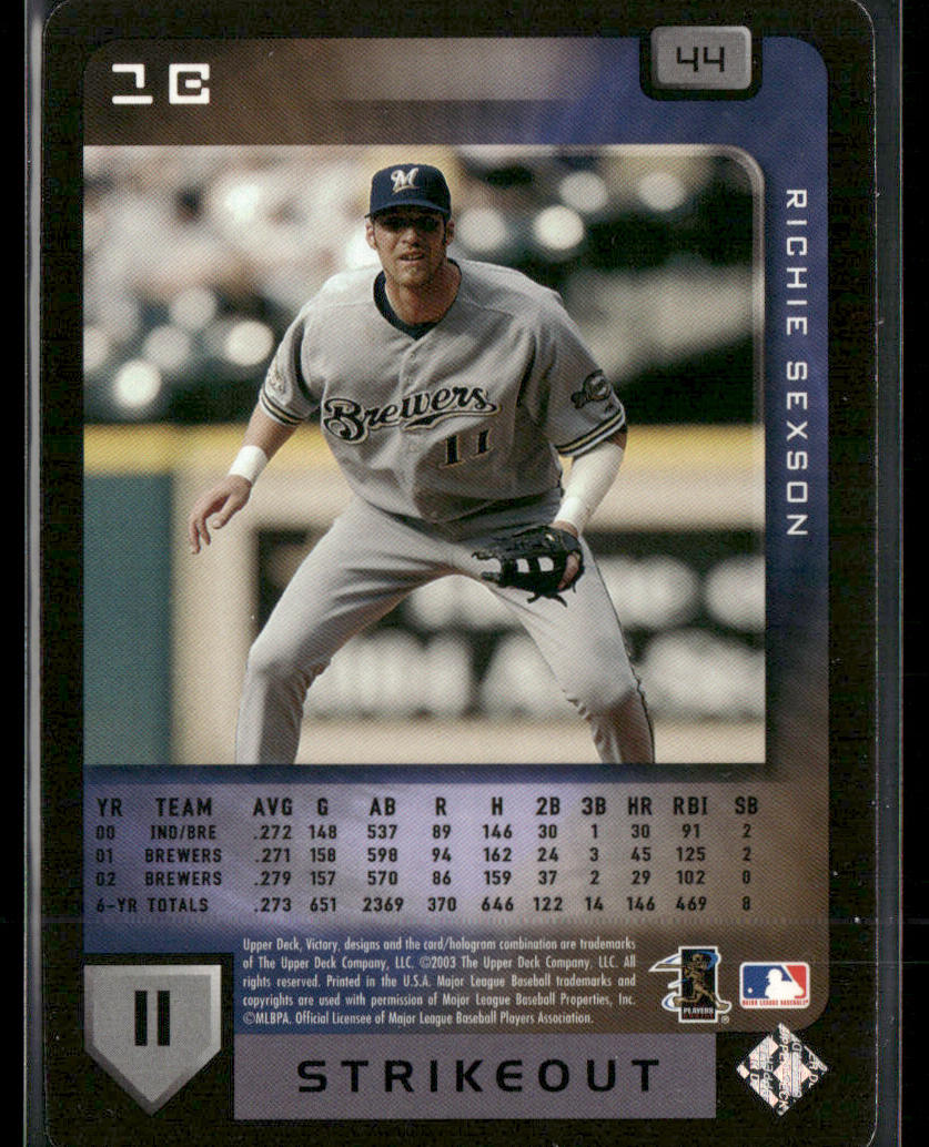 Richie Sexson 2003 Upper Deck Victory #44 Milwaukee Brewers
