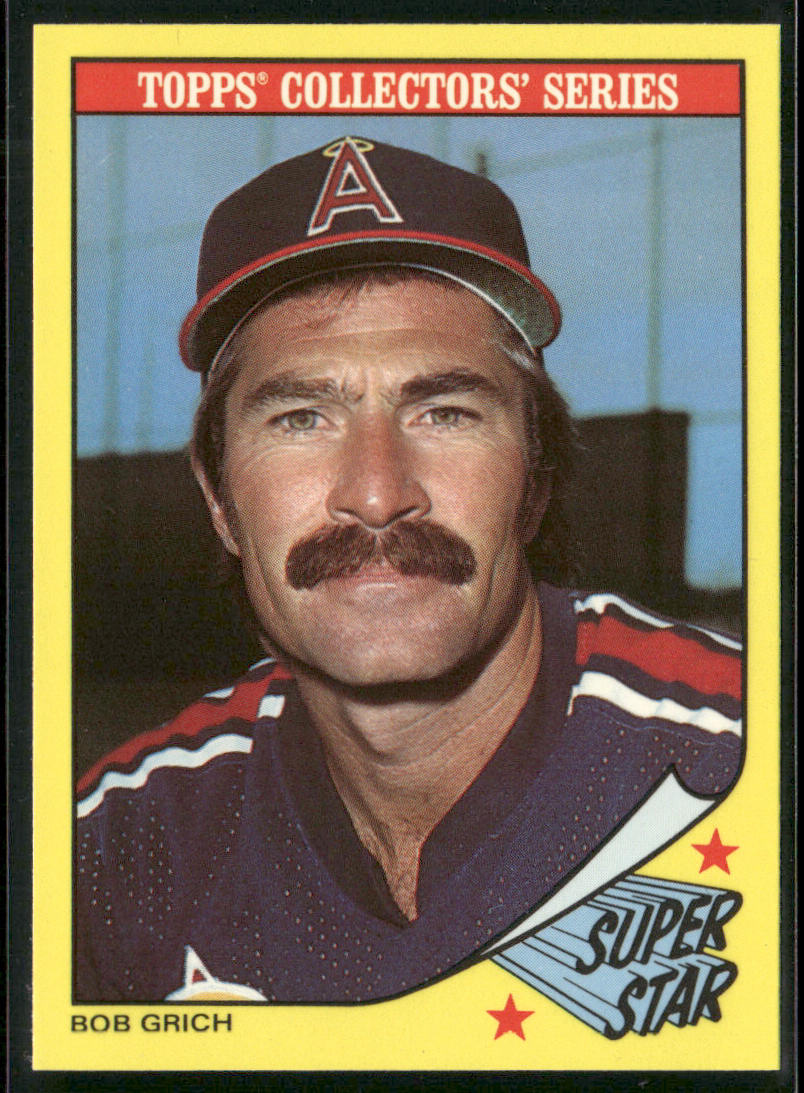 Bob Grich 1986 Topps Baseball Champion Superstars #12 California Angels