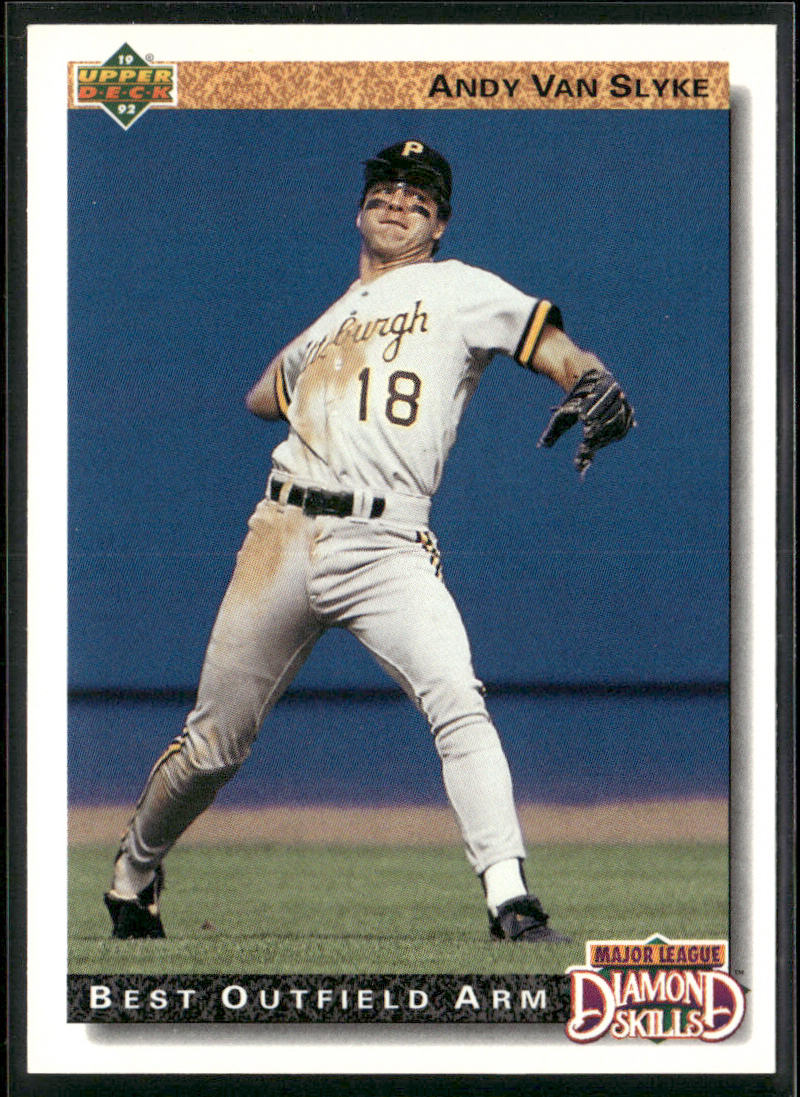 Andy Van Slyke 1992 Upper Deck #715 Pittsburgh Pirates