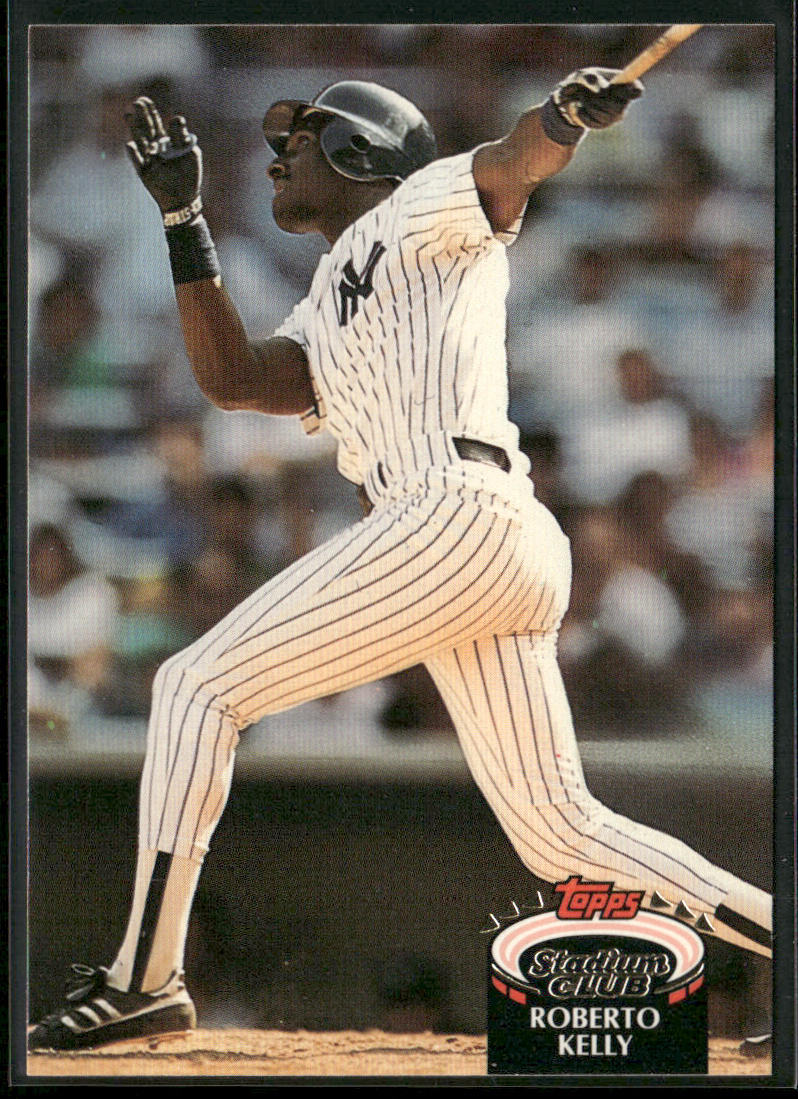 Roberto Kelly 1992 Stadium Club #393 New York Yankees