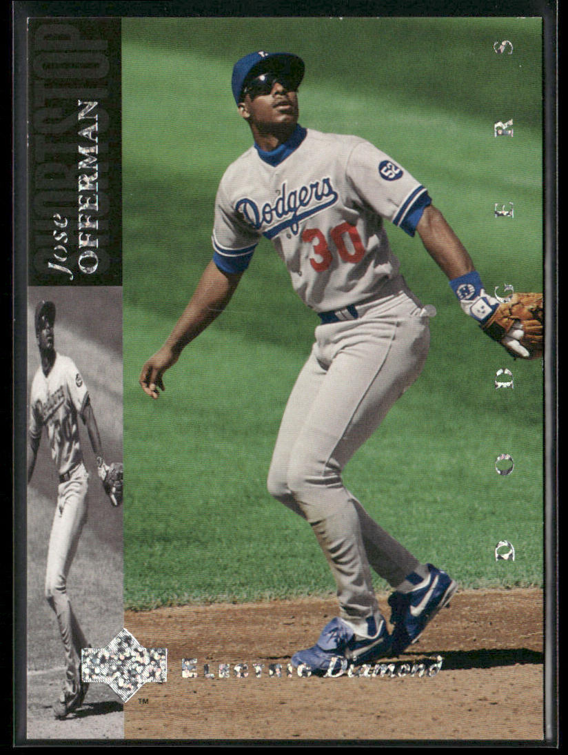 Jose Offerman 1994 Upper Deck Electric Diamond #236 Los Angeles Dodgers