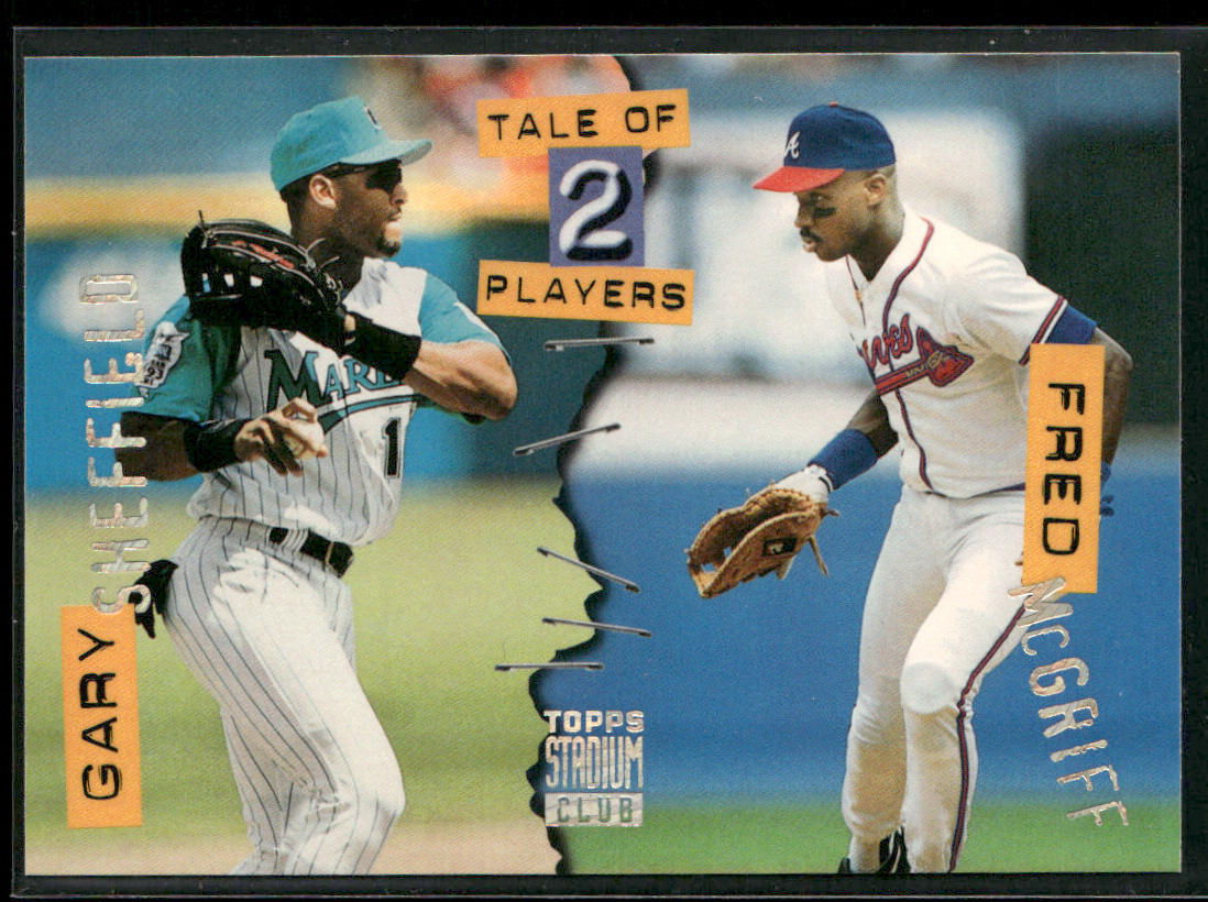 Gary Sheffield / Fred McGriff TALE 1994 Stadium Club Golden Rainbow #180