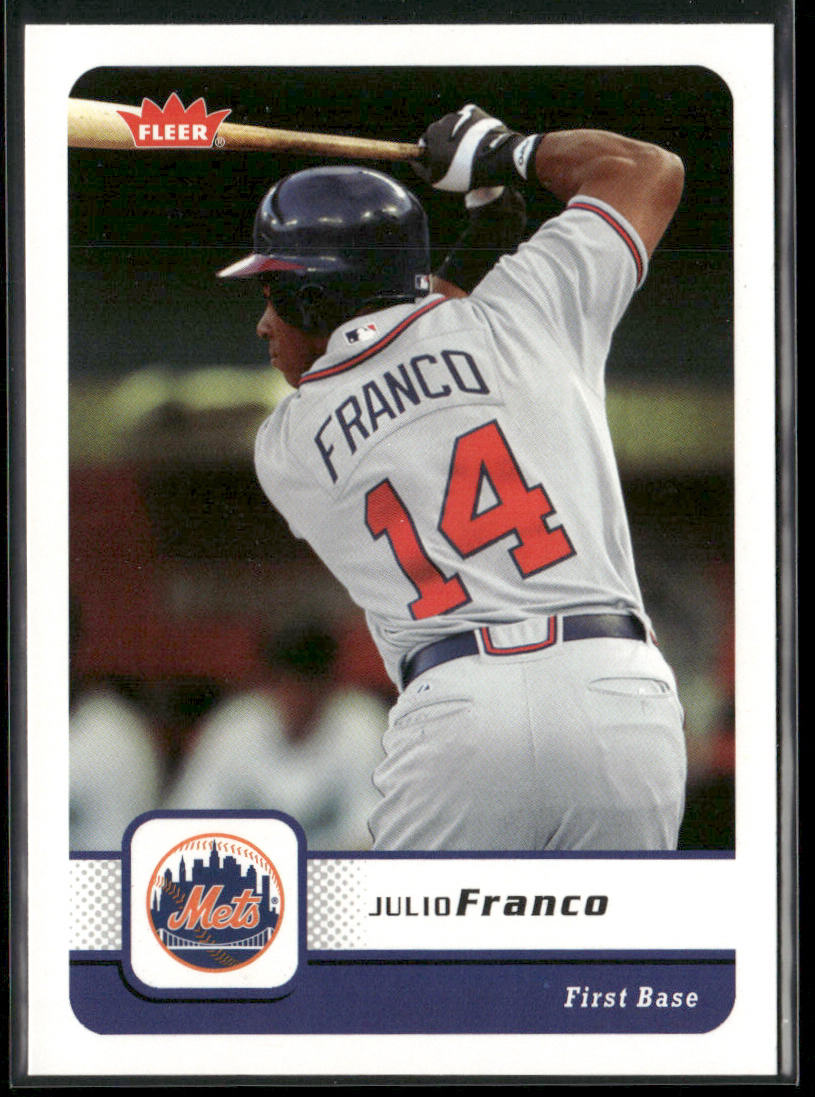 Julio Franco 2006 Fleer #62 New York Mets