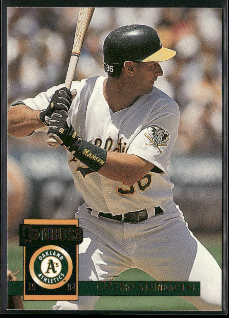 Terry Steinbach 1994 Donruss #254 Oakland Athletics