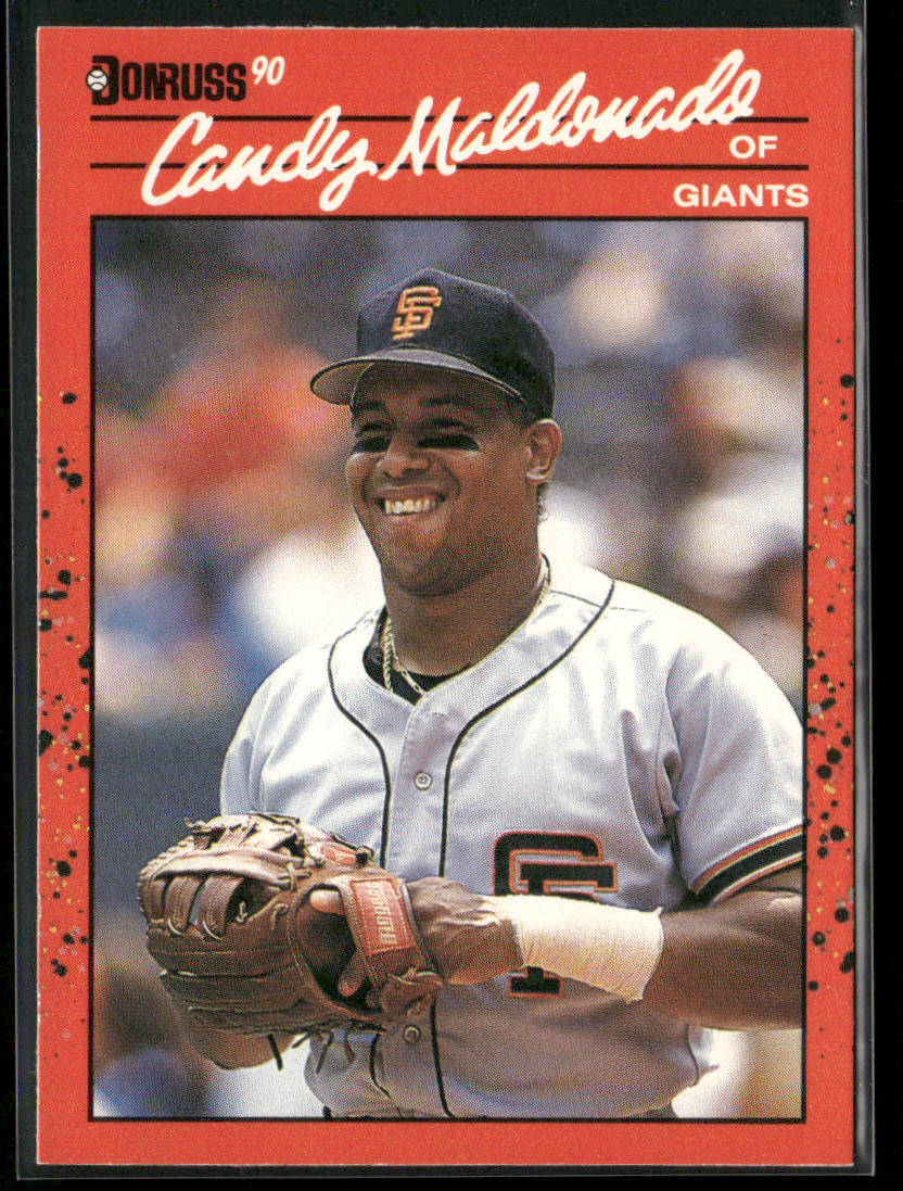 Candy Maldonado 1990 Donruss #611 San Francisco Giants