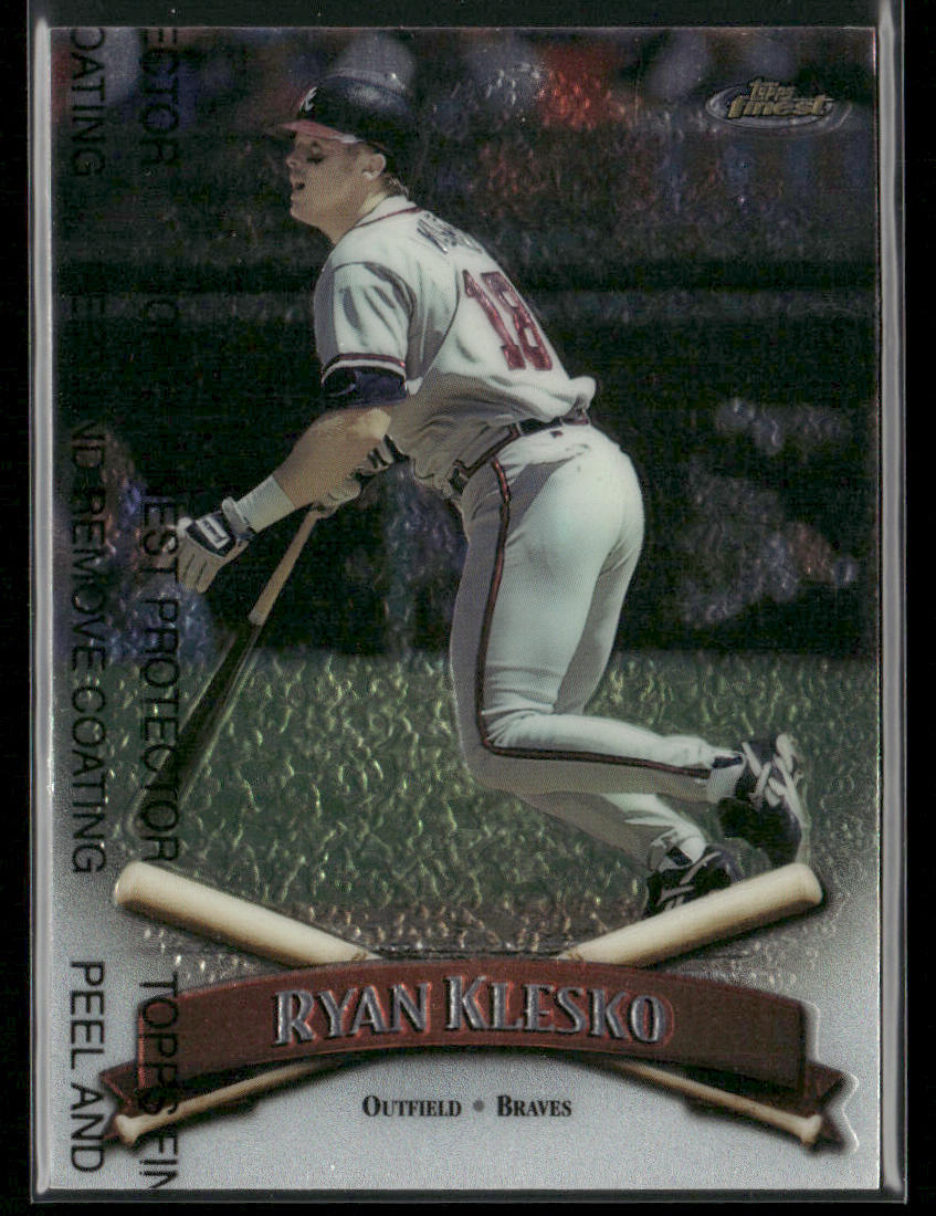 Ryan Klesko 1998 Finest #72 Atlanta Braves