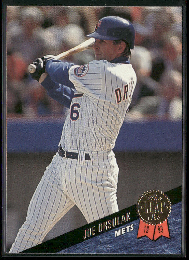 Joe Orsulak 1993 Leaf #337 New York Mets