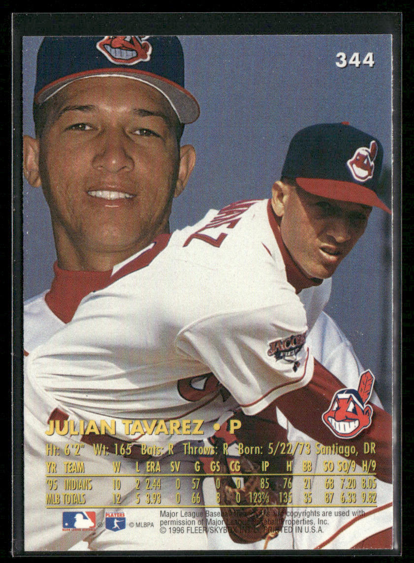 Julian Tavarez 1996 Ultra #344 Cleveland Indians