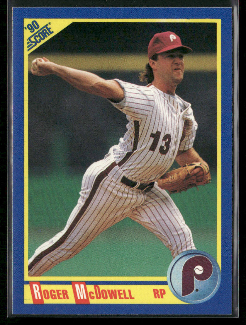 Roger McDowell 1990 Score #445 Philadelphia Phillies