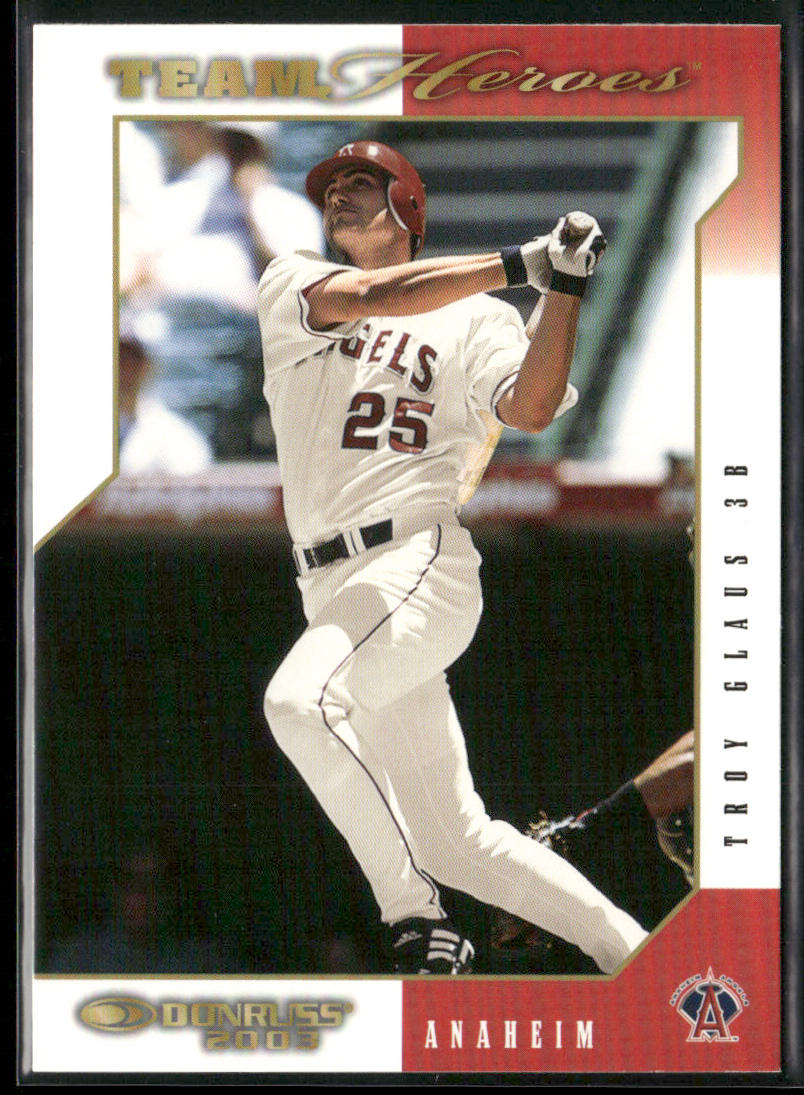 Troy Glaus 2003 Donruss Team Heroes #14 Anaheim Angels