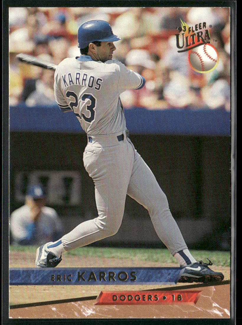 Eric Karros 1993 Ultra #56 Los Angeles Dodgers