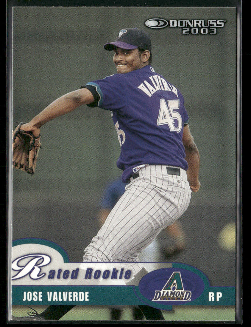 Jose Valverde 2003 Donruss #58 Arizona Diamondbacks
