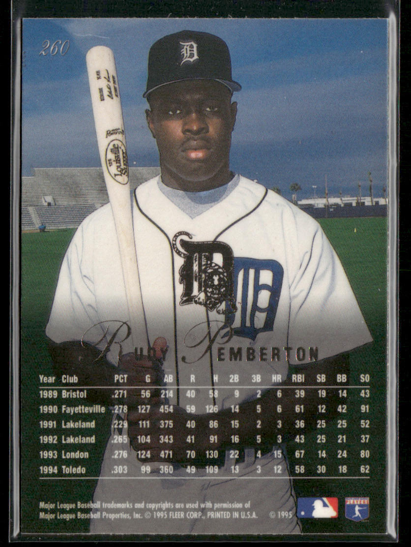 Rudy Pemberton 1995 Flair #260 Detroit Tigers