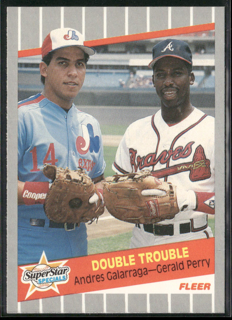 Double Trouble (Andres Galarraga / Gerald Perry) SSS, CPC 1989 Fleer #638