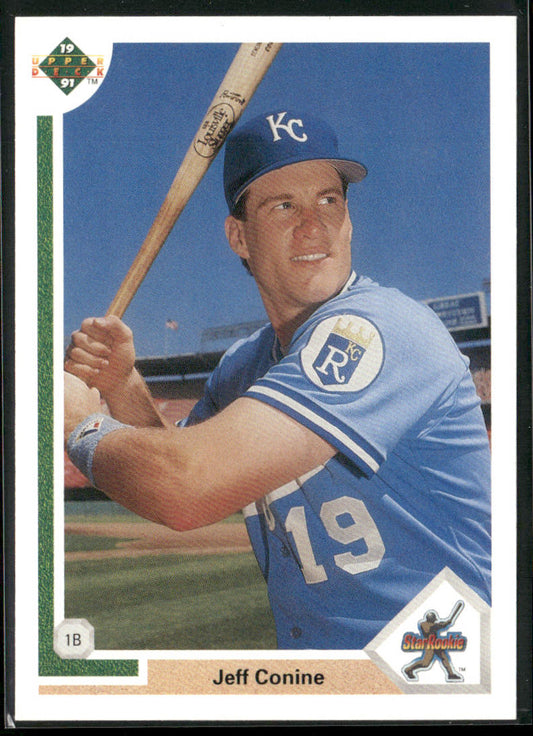 Jeff Conine 1991 Upper Deck #27 RC Kansas City Royals