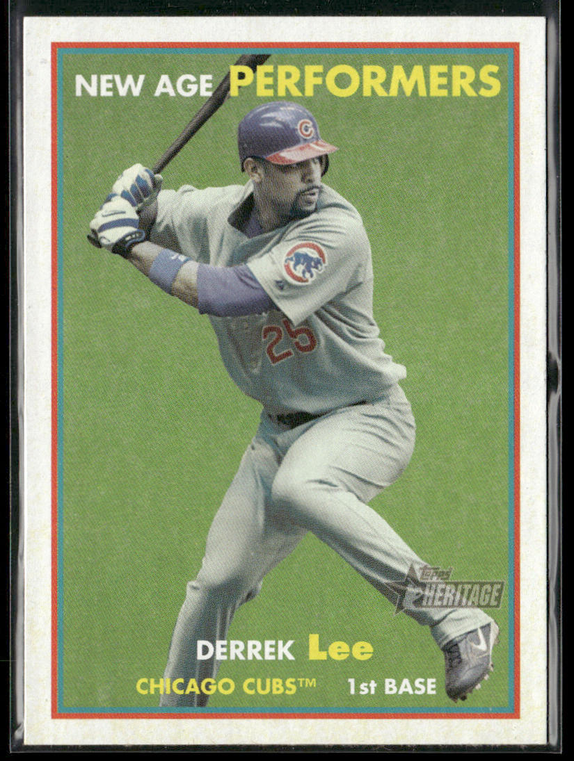 Derrek Lee 2006 Topps Heritage New Age Performers #NAP-DL Chicago Cubs