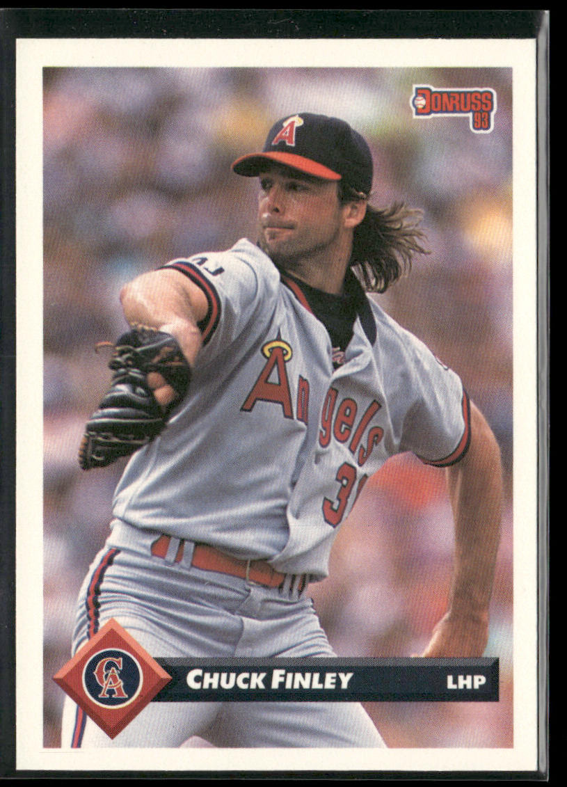 Chuck Finley 1993 Donruss #225 California Angels
