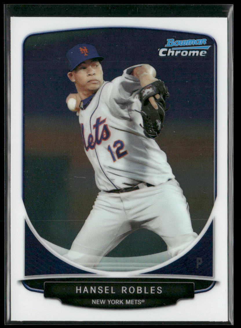 Hansel Robles 2013 Bowman Chrome Prospects #BCP31 New York Mets