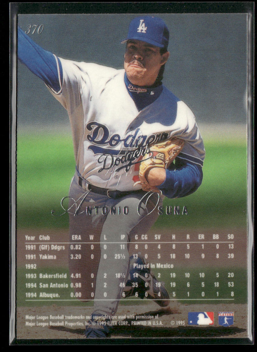 Antonio Osuna 1995 Flair #370 Los Angeles Dodgers