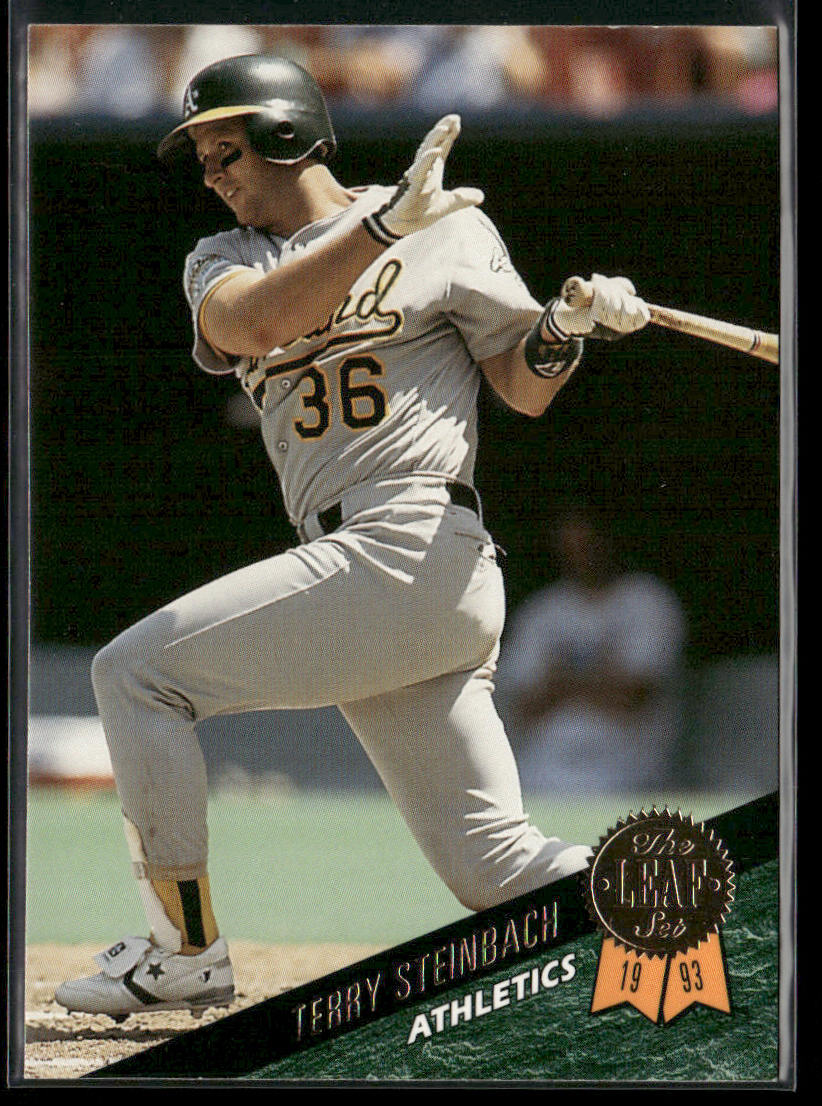 Terry Steinbach 1993 Leaf #7 Oakland Athletics