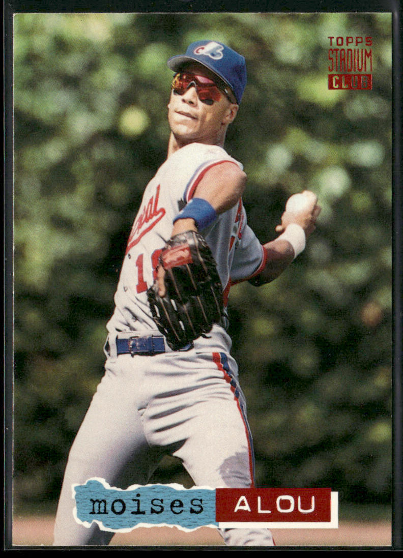Moises Alou 1994 Stadium Club #141 Montreal Expos