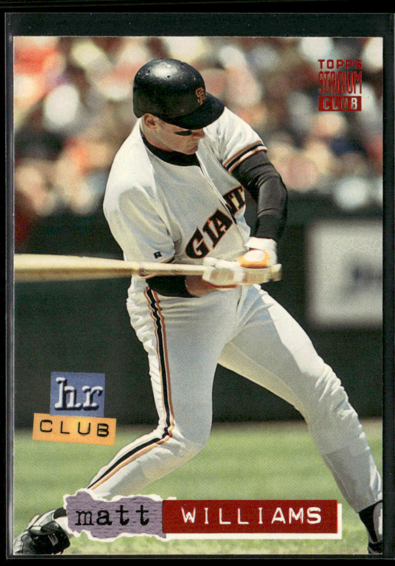 Matt Williams 1994 Stadium Club #268 San Francisco Giants