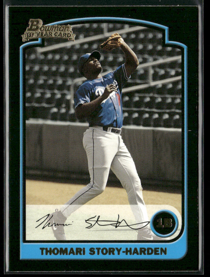 Thomari Story-Harden 2003 Bowman Gold #314 RC Los Angeles Dodgers