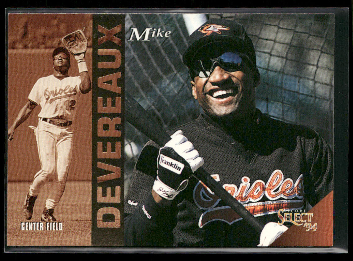 Mike Devereaux 1994 Select #131 Baltimore Orioles