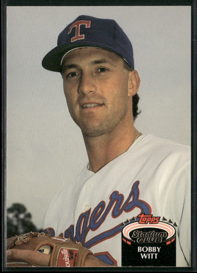 Bobby Witt 1992 Stadium Club #677 Texas Rangers