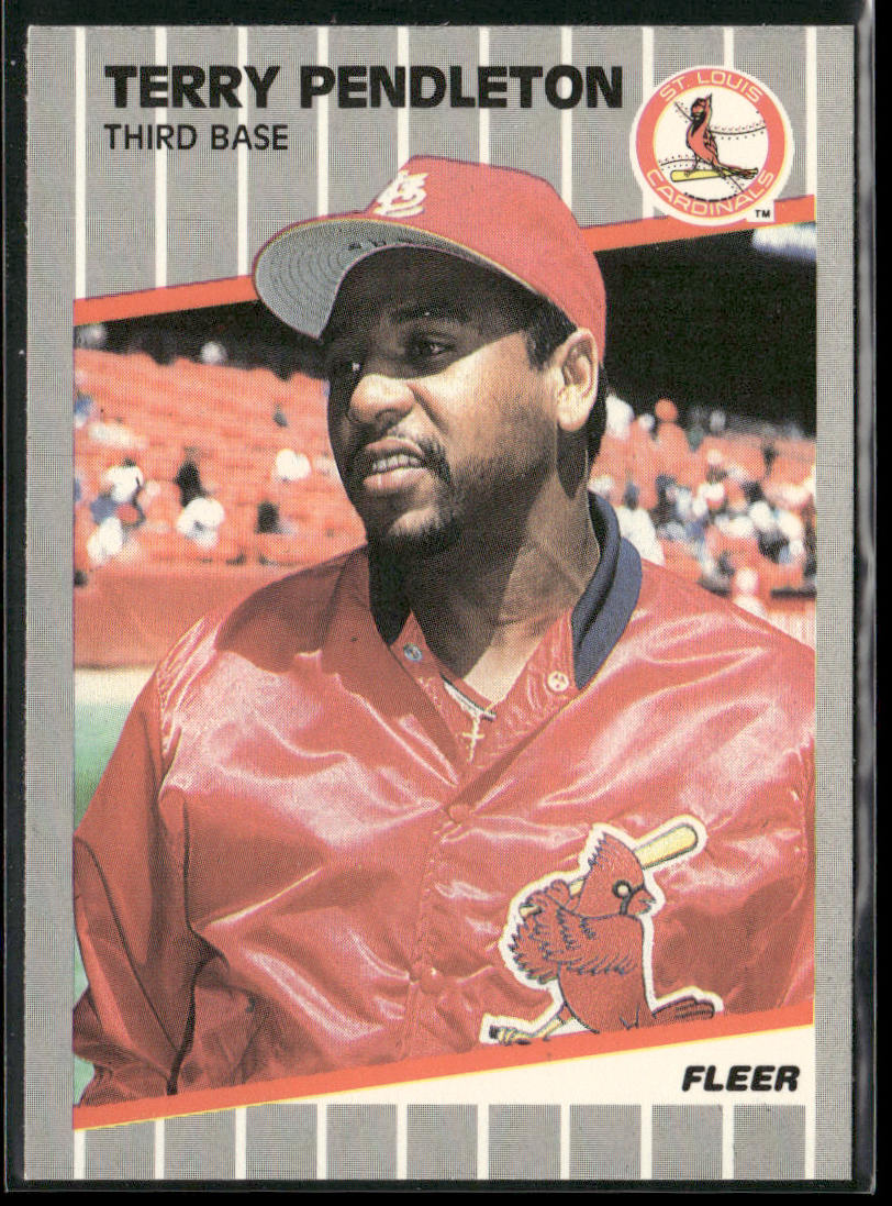 Terry Pendleton 1989 Fleer #461 St. Louis Cardinals