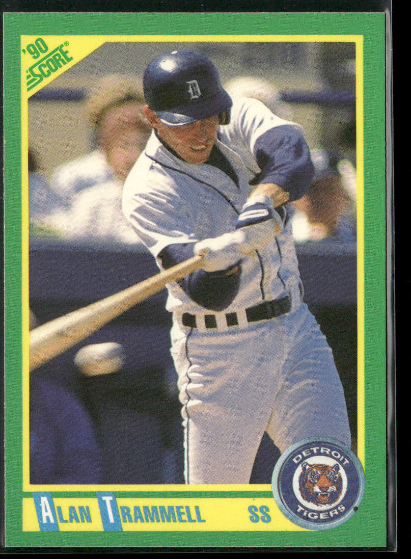 Alan Trammell 1990 Score #9 Detroit Tigers