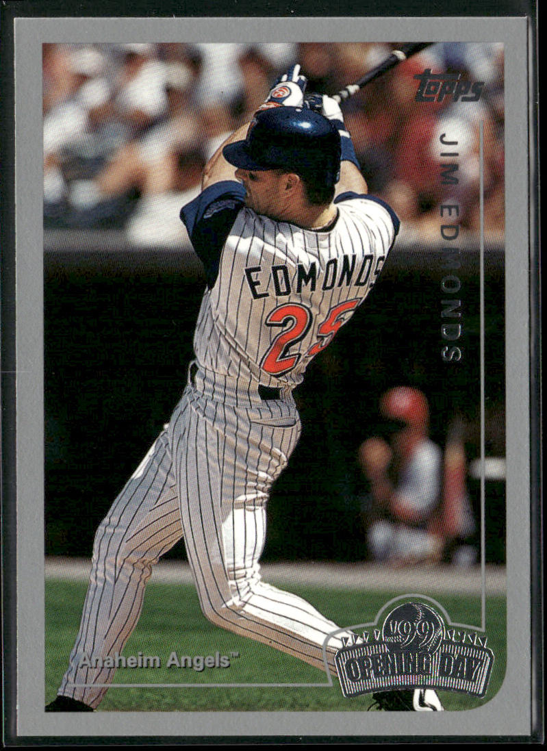 Jim Edmonds 1999 Topps Opening Day #76 Anaheim Angels