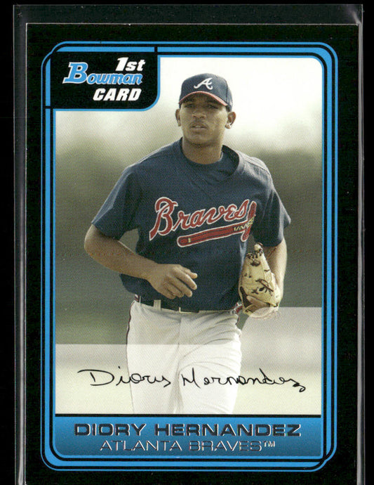 Diory Hernandez 2006 Bowman Prospects #B44 Atlanta Braves
