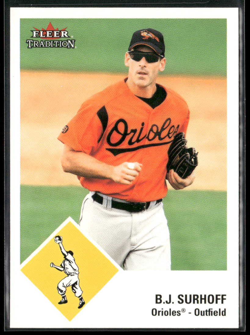 B.J. Surhoff 2003 Fleer Tradition Update #U92 Baltimore Orioles