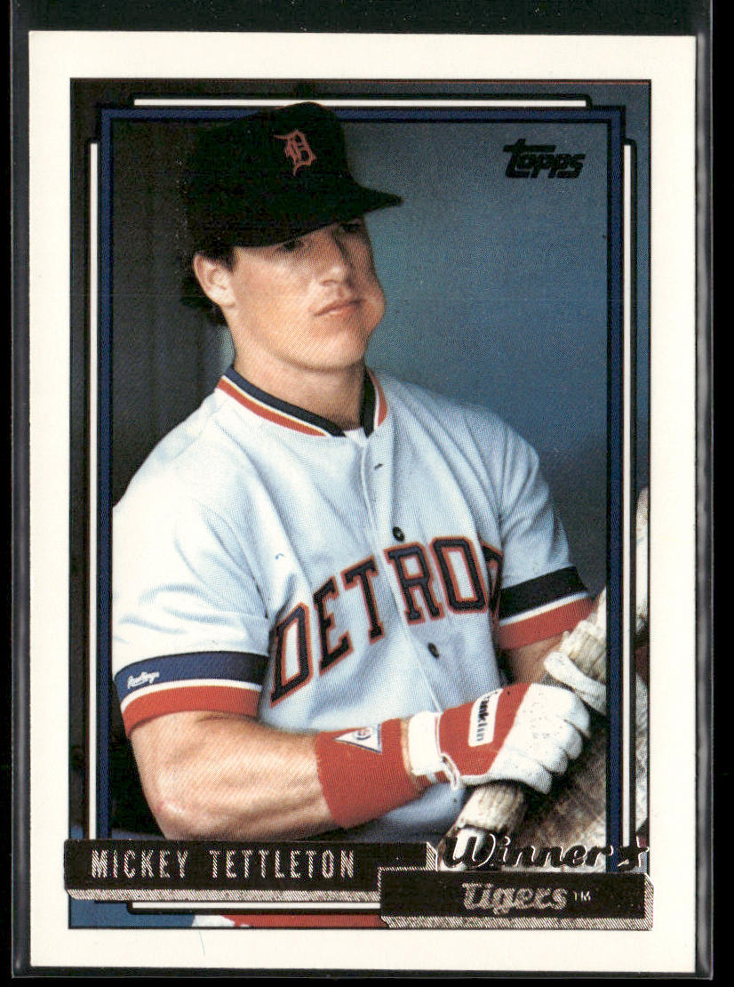 Mickey Tettleton 1992 Topps Gold Winners #29 Detroit Tigers