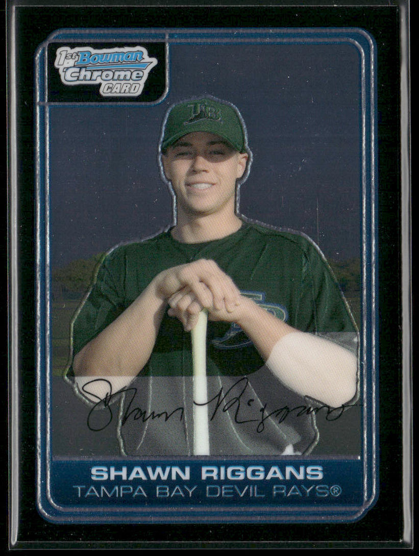 Shawn Riggans 2006 Bowman Chrome Prospects #BC76 Tampa Bay Devil Rays