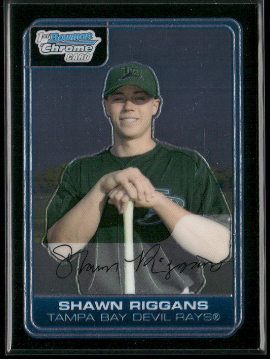 Shawn Riggans 2006 Bowman Chrome Prospects #BC76 Tampa Bay Devil Rays