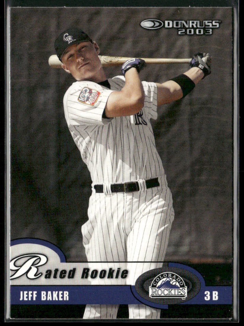 Jeff Baker 2003 Donruss #55 Colorado Rockies