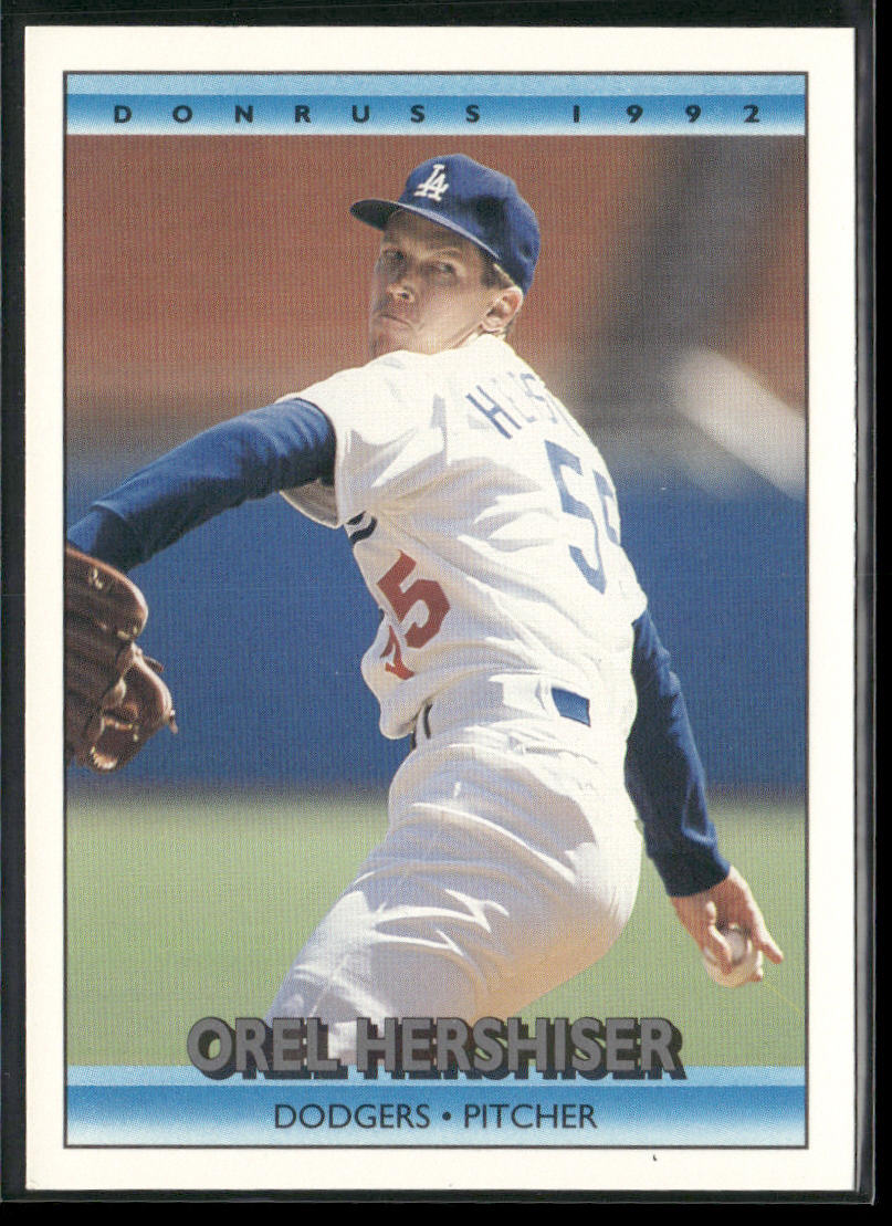 Orel Hershiser 1992 Donruss #247 Los Angeles Dodgers