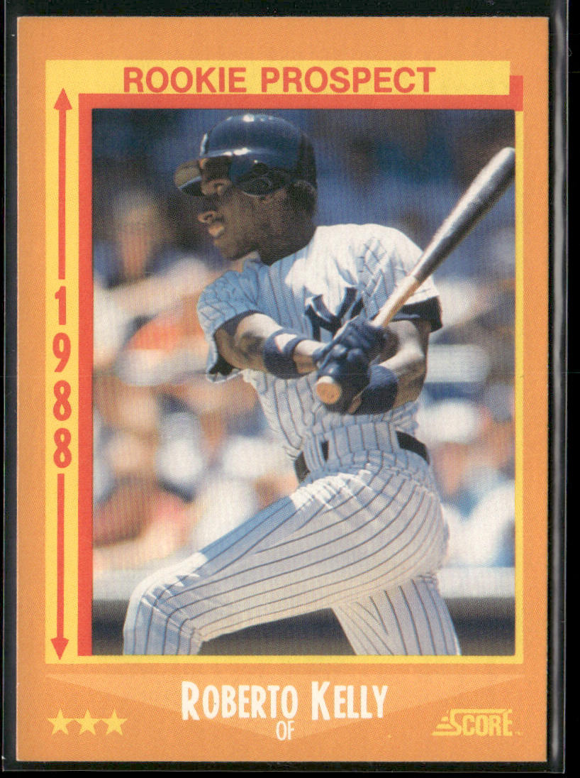 Roberto Kelly 1988 Score #634 RC New York Yankees