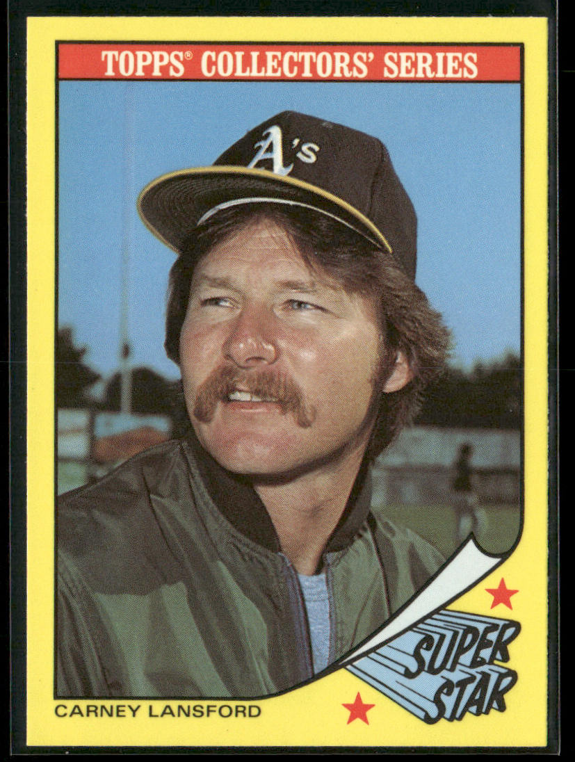 Carney Lansford 1986 Topps Baseball Champion Superstars #17 Oakland Athletics