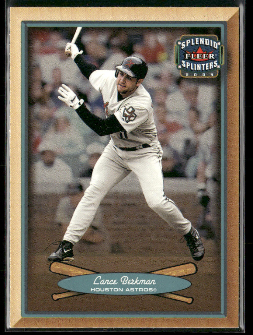 Lance Berkman 2003 Fleer Splendid Splinters #40 Houston Astros